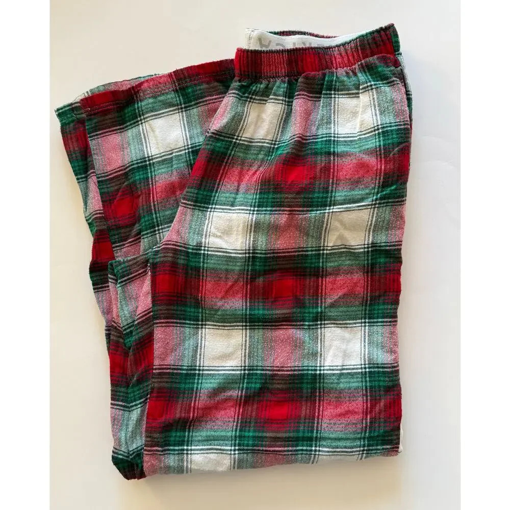 American Eagle Aerie AE Lounge Plaid Pajama PJ Bottom Medium M